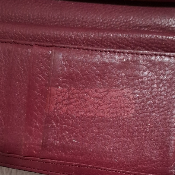 Burgundy Leather Wallet - Picture 5 of 8